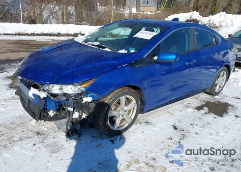 2017 Chevrolet Volt Lt из США, поврежденный, VIN 1G1RC6S54HU130872